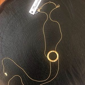 Madewell Gold Bolo Necklace